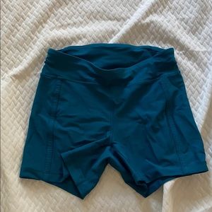 lululemon waterproof shorts- Teal color